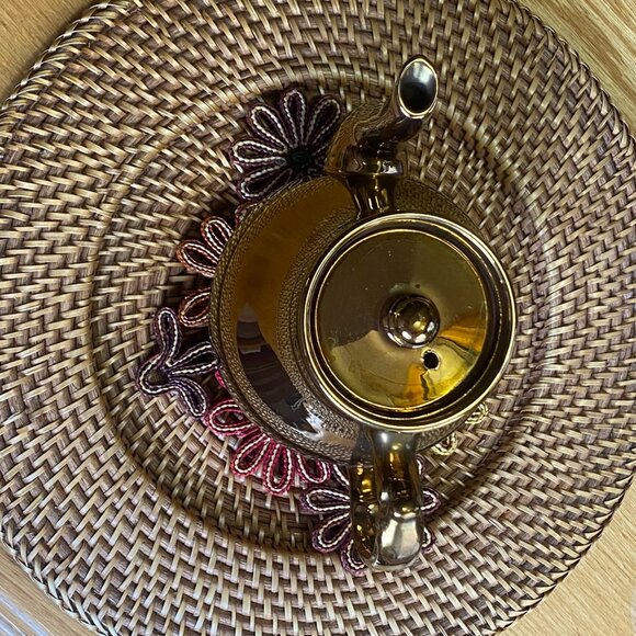 11-(VK) Vintage.Kitchen. Bronze. G&S Burslem. Tea Pot. Collectors. Rare. - Picture 2 of 2